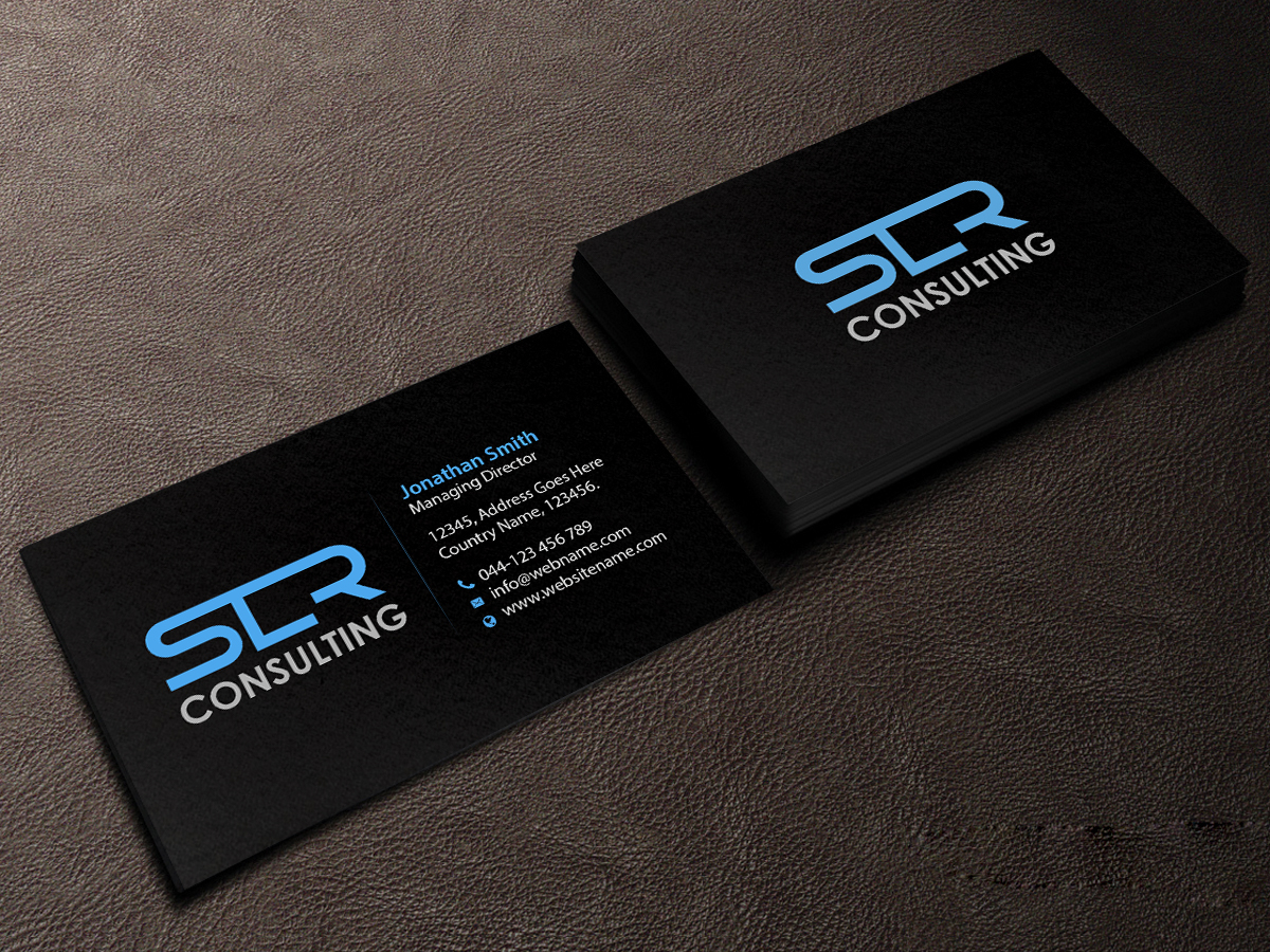 Business Card Design by Creations Box 2015 for SLR CONSULTING | Design #12199610