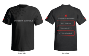 T-shirt Design by gregorytitus K for crossfit durable | Design: #12273245