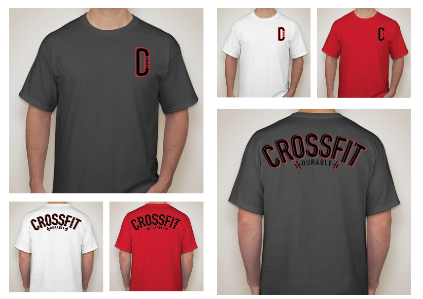 T-shirt Design by Vicbag for crossfit durable | Design #12310229