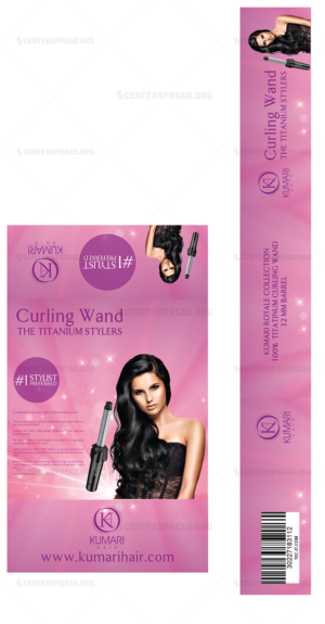 Packaging Design by CENTERSPREAD for KUMARI HAIR | Design: #12260640