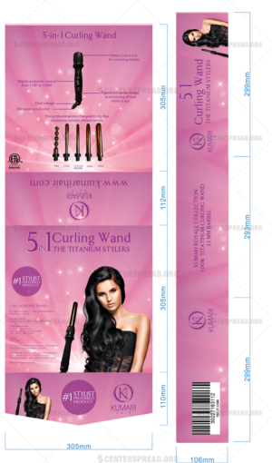 Packaging Design by CENTERSPREAD for KUMARI HAIR | Design: #12348268