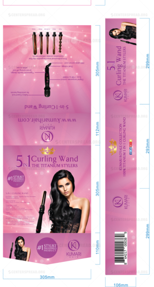 Packaging Design by CENTERSPREAD for KUMARI HAIR | Design: #12400249