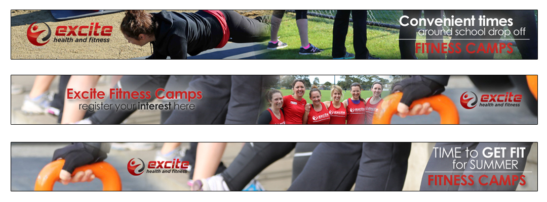 Banner Ad Design by ketoprofen for Excite Health and Fitness | Design #2395203