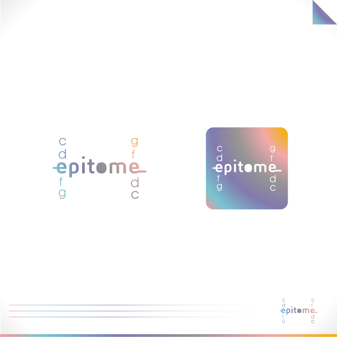 Logo-Design von R!CKY für epitome | Design #12271034
