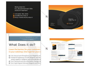 Diseño de Brochure por Pedrocca para Wizkunde B.V. | Diseño #2395919