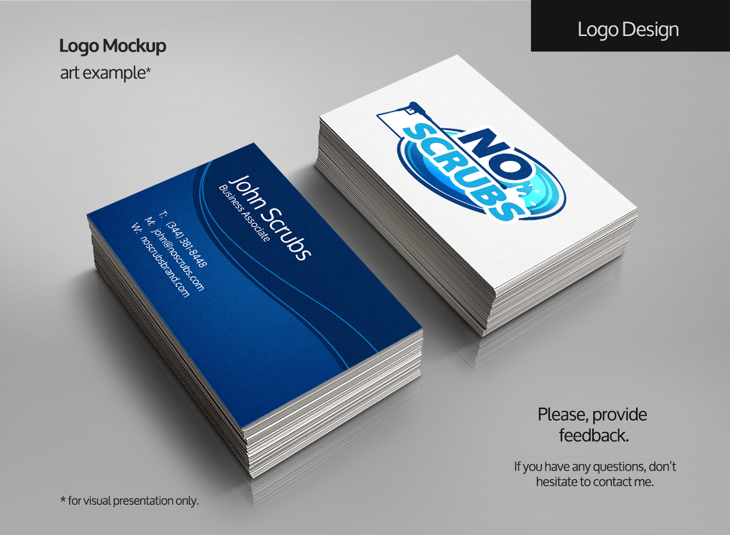 Diseño de Logo por danstudio para No Scrubs Pressure Cleaning | Diseño #12253115