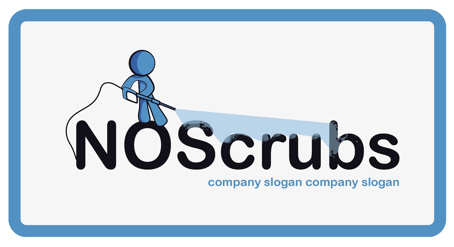 Diseño de Logo por LogomaT para No Scrubs Pressure Cleaning | Diseño #12234166