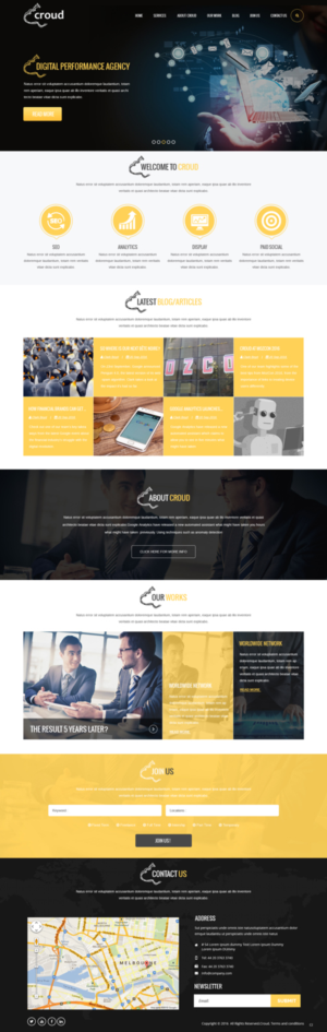 Web Design by pb for Croud | Design: #12271982