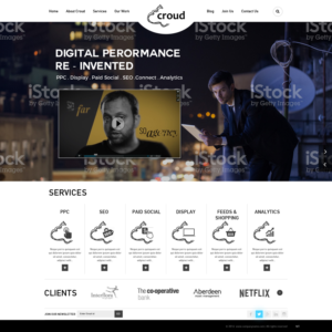 Web Design by pb for Croud | Design: #12277244