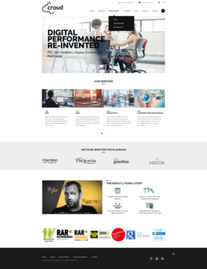 Web Design by pb for Croud | Design: #12277246