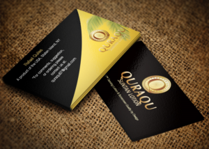 Design de Carte de Visite par Pixi Dust pour QURAQU SUNTAN LOTION AND SUNSCREEN  | Design : #12209145