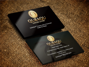 Design de Carte de Visite par Pixi Dust pour QURAQU SUNTAN LOTION AND SUNSCREEN  | Design : #12248645