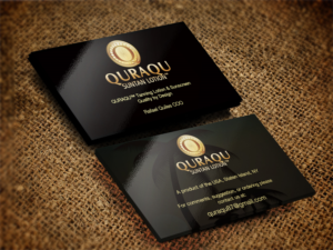 Design de Carte de Visite par Pixi Dust pour QURAQU SUNTAN LOTION AND SUNSCREEN  | Design : #12248649