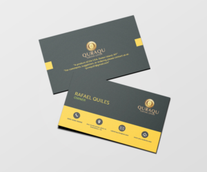 Visitenkarten-Design von Muhamad Mousa für QURAQU SUNTAN LOTION AND SUNSCREEN  | Design: #12243999