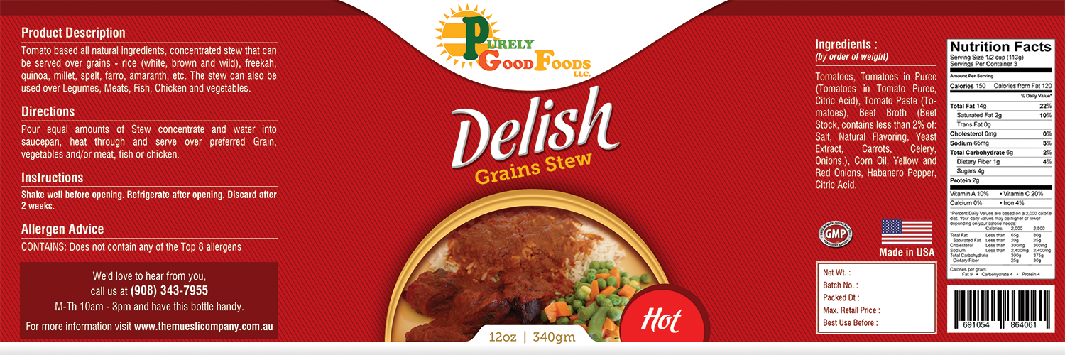 Verpackungs-Design von Akshar Shailesh für Purely Good Foods, LLC | Design #12212763