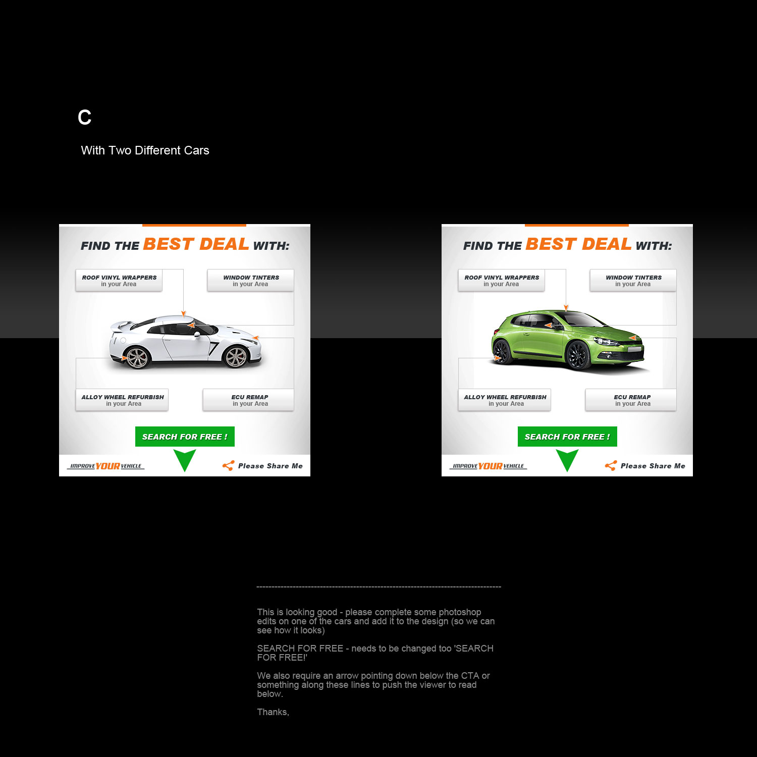 Diseño Gráfico por M K G para ImproveYourVehicle | Diseño #12310564