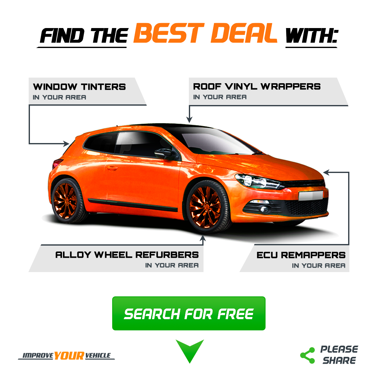 Diseño Gráfico por VW Designs para ImproveYourVehicle | Diseño #12319126