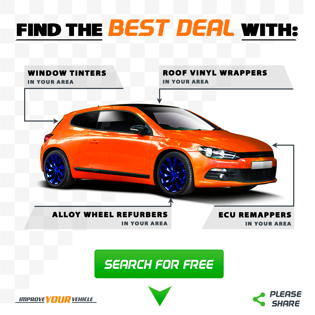 Diseño Gráfico por VW Designs para ImproveYourVehicle | Diseño #12337306