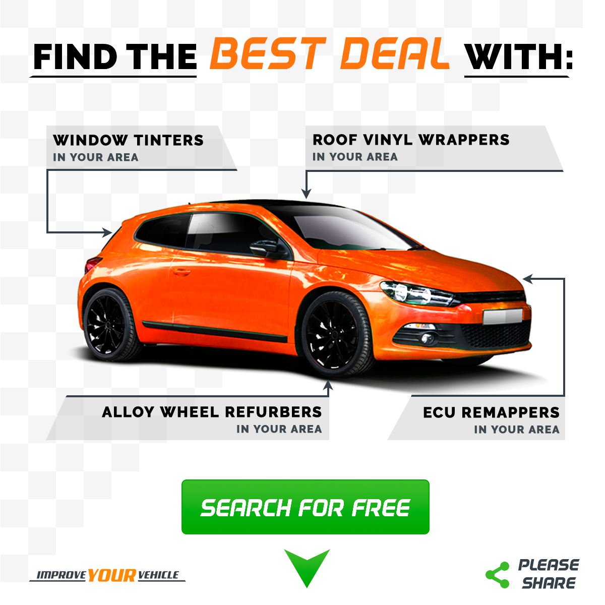 Diseño Gráfico por VW Designs para ImproveYourVehicle | Diseño #12367190