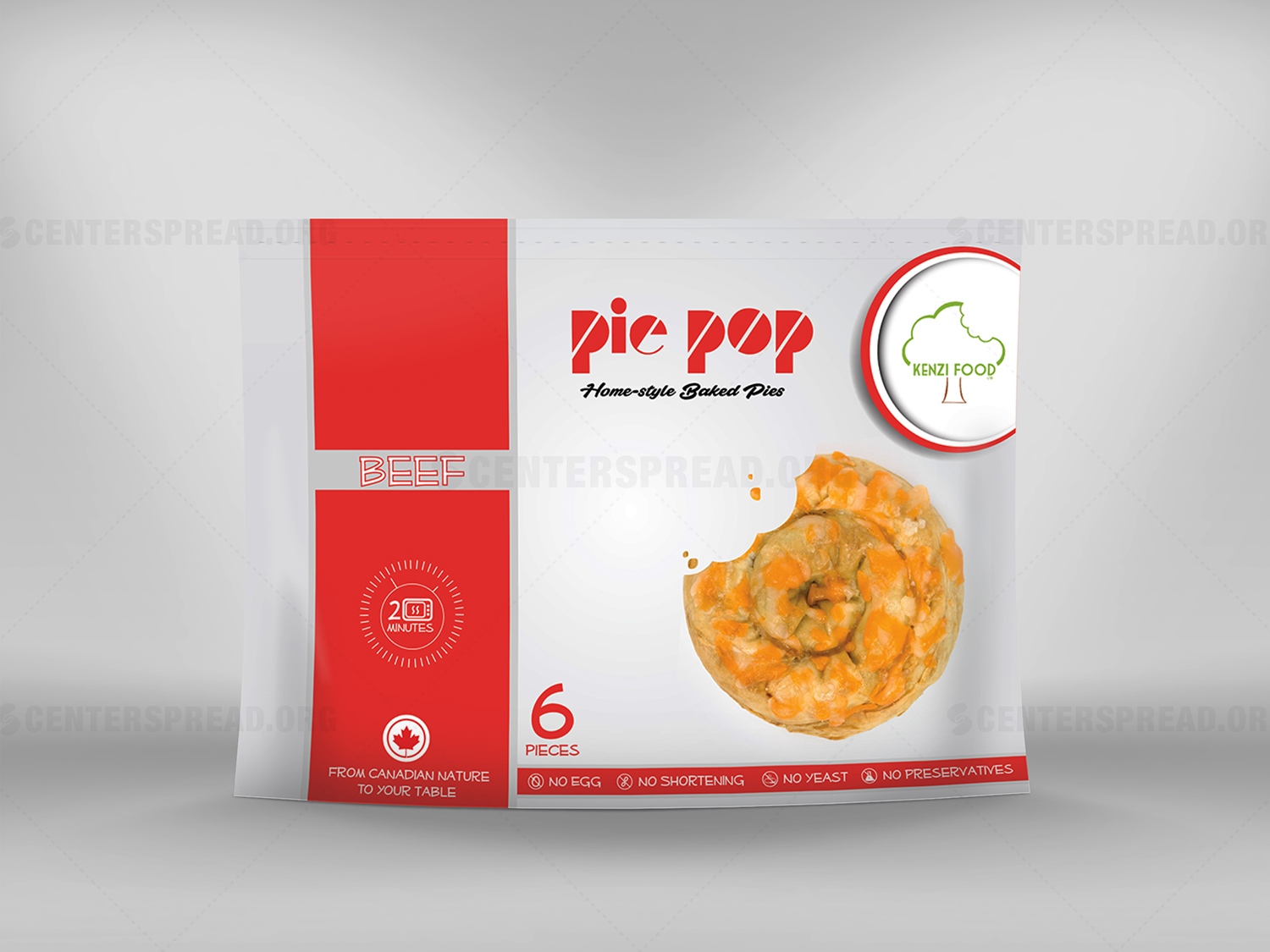 Design Emballage par CENTERSPREAD pour Kenzi Food Ltd | Design #12599368