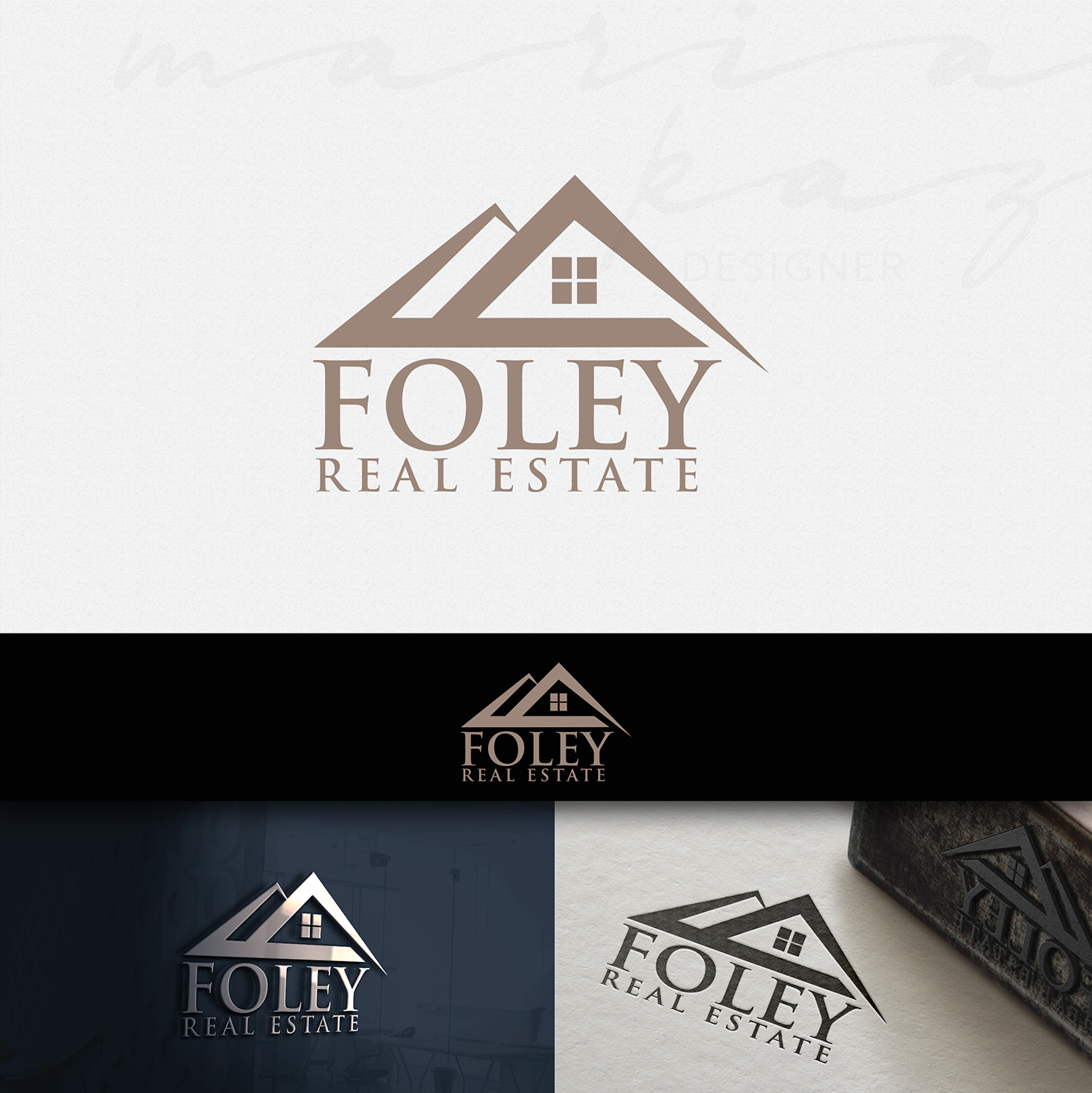 Logo Design by maria-kaz for Foley Real Estate | Design #12296011