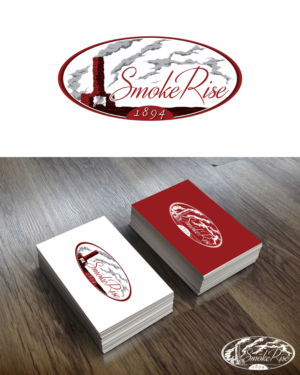 Smoke Rise and the date of 1894 | Diseño de Logo por MoonFeather
