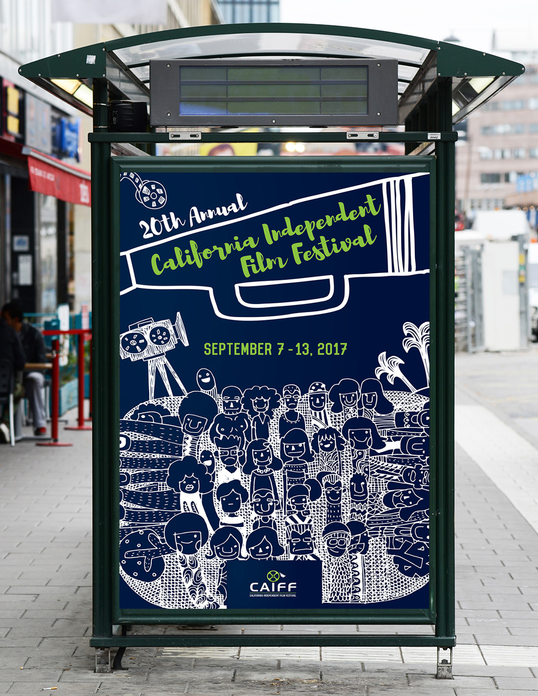 Poster Design by RoundYellow for California Independent Film Festival | Design #12224894