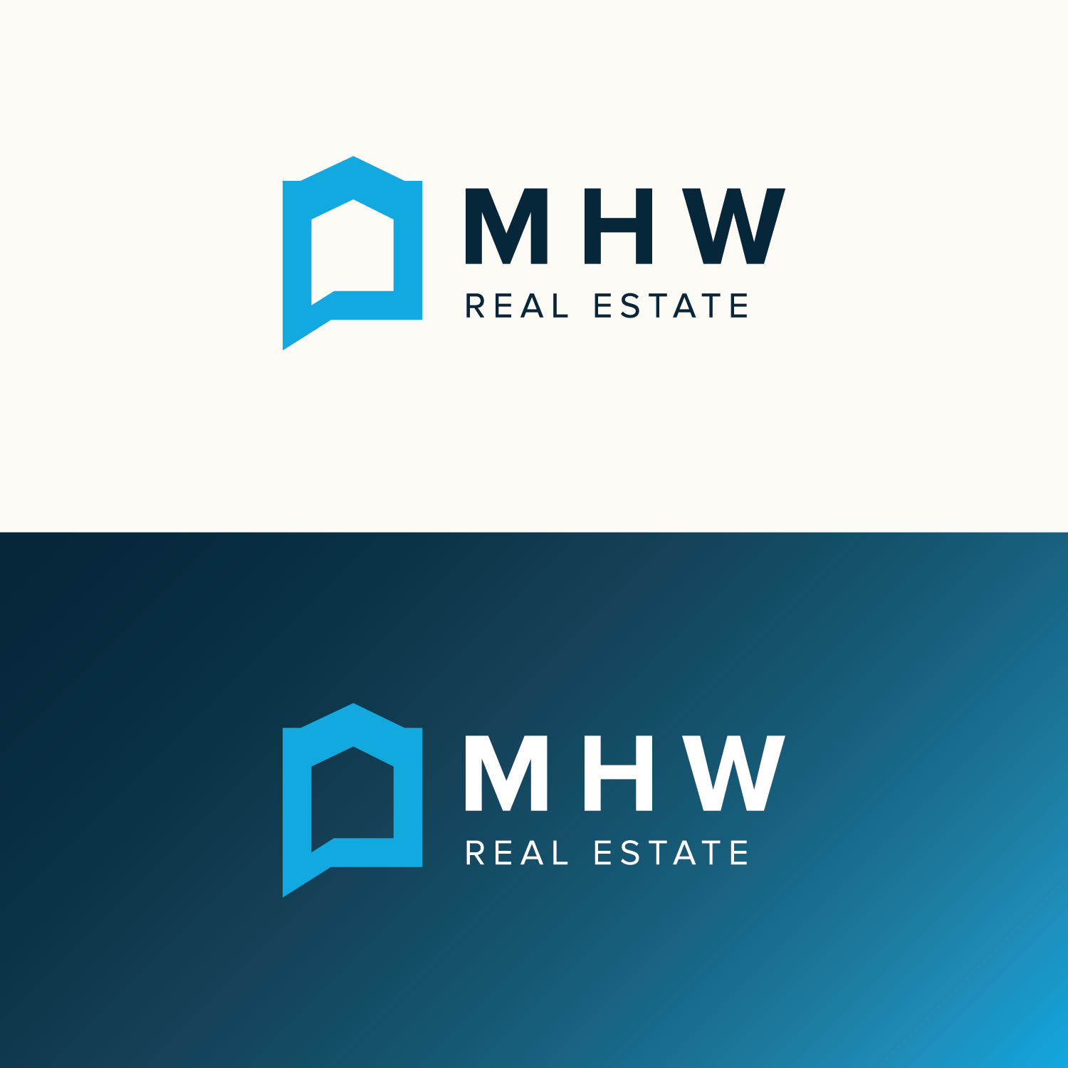 Logo Design by DasTrystan for MHW Real Estate, Inc. | Design #12216025