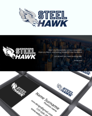 Logo-Design von RM DSGNS für Steelhawk Supply | Design: #12206204