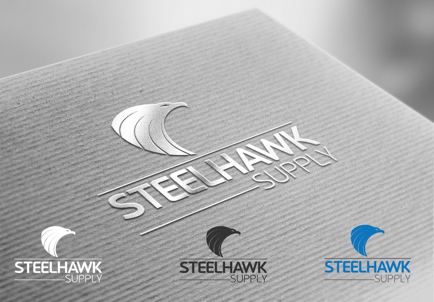Logo Design by FerTouch Arts for Steelhawk Supply | Design: #12203308
