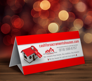 Bench Advertisement - We Buy Houses Design Needed | Schreibwaren-Design von Petter Goms