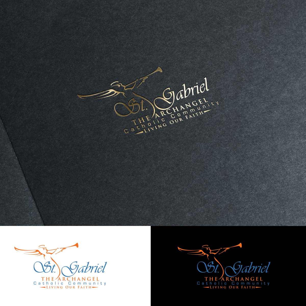 Logo Design by graphicancers for St. Gabriel the Archangel Church | Design: #12236890