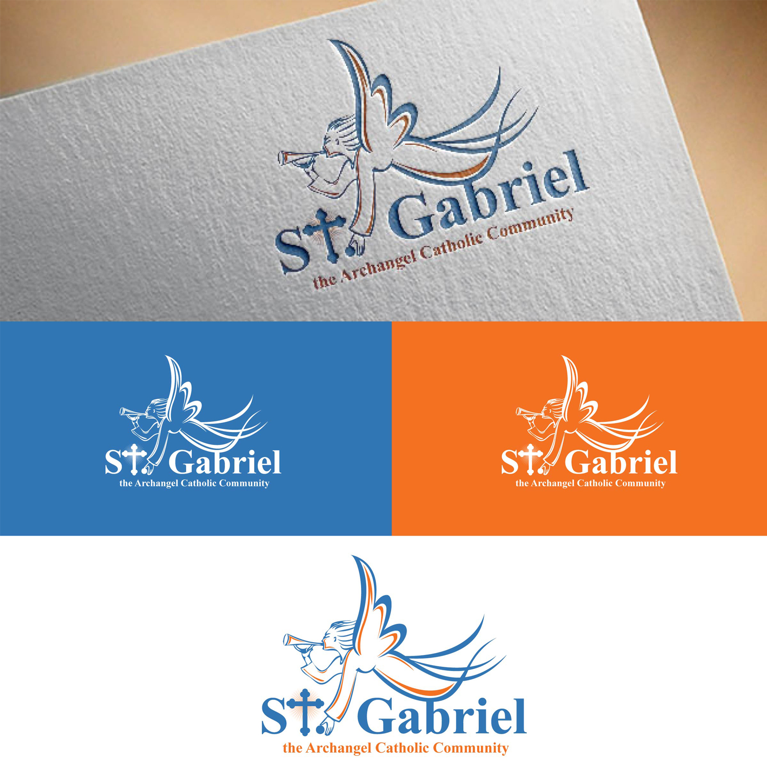 Logo Design by Next Screen Infotech for St. Gabriel the Archangel Church | Design #12223410