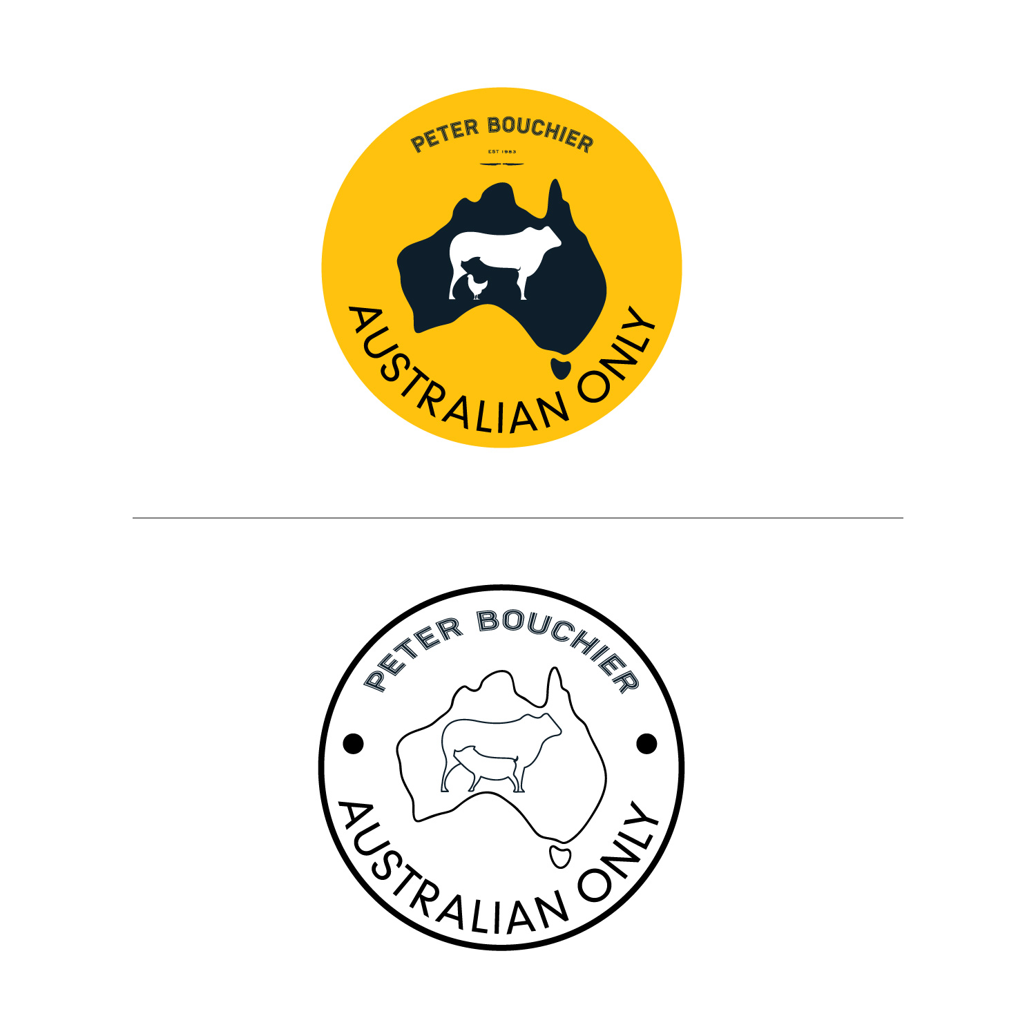 Sticker Design by GMWIRE for Peter Bouchier | Design #12290421