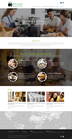 Web Design by pb for Kell's Kitchen and Brew Bar | Design: #12245163