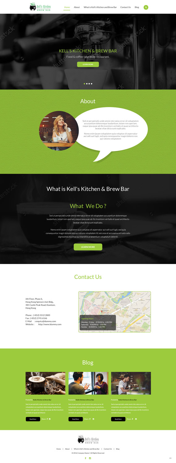 Diseño Web por pb para Kell's Kitchen and Brew Bar | Diseño #12261817