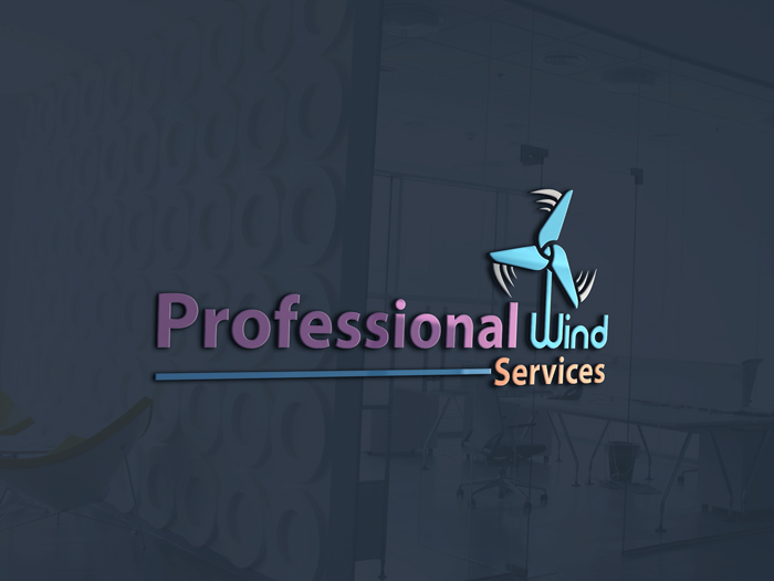 Logo Design by saddam.nh2015 for Professional Wind Services | Design #12256840