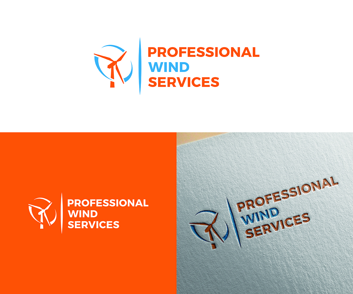 Logo Design by eMARK for Professional Wind Services | Design #12264840
