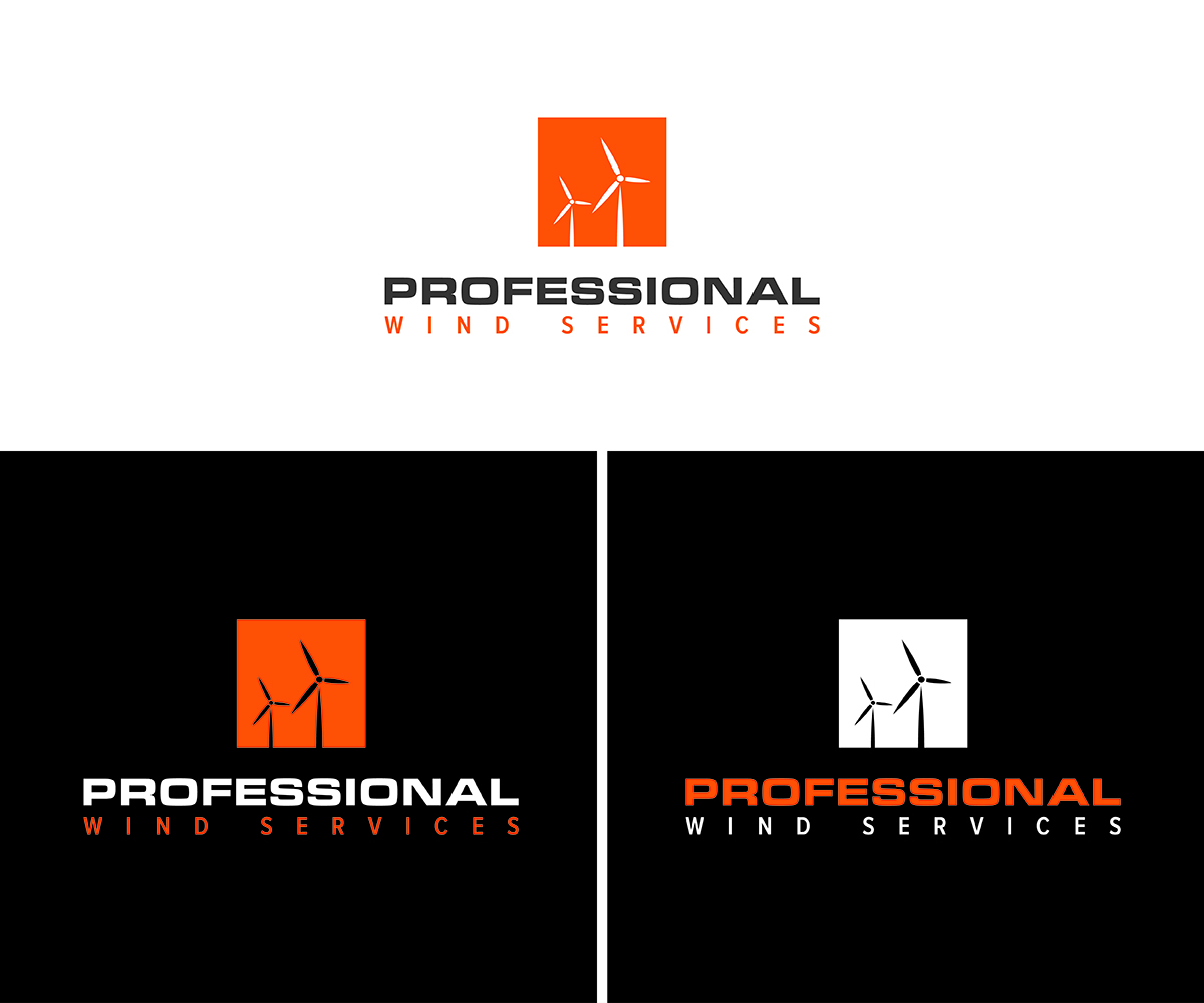 Logo Design by eMARK for Professional Wind Services | Design #12270871