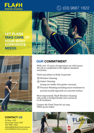 Flyer-Design von deviatwork für Flash Window Cleaning | Design #12215882