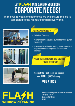 Flyer-Design von Jyotsna für Flash Window Cleaning | Design #12232219