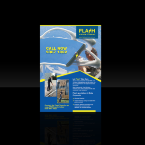 Flyer Design by M K G for Flash Window Cleaning | Design: #12245668