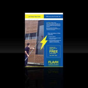Flyer Design by M K G for Flash Window Cleaning | Design: #12245741