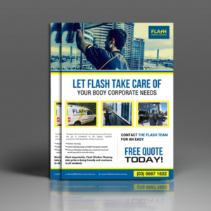 Flyer Design by creative.bugs for Flash Window Cleaning | Design: #12291114