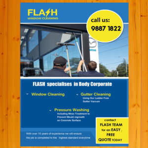 Flyer-Design von shijujames26 für Flash Window Cleaning | Design #12259410