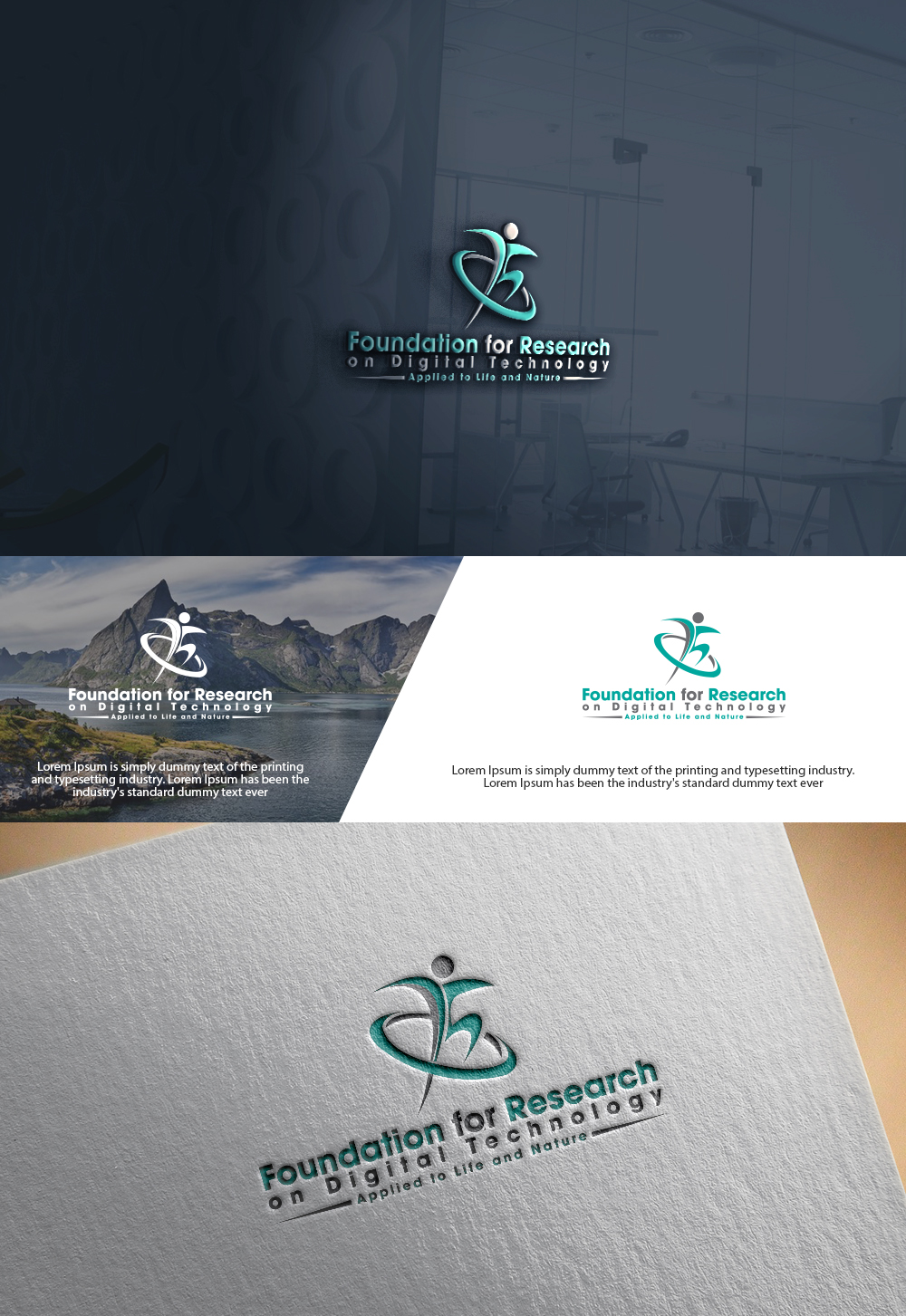 Diseño de Logo por G.D boX para Foundation for Research on Digital Technology Applied to Life and Nature | Diseño: #12356290
