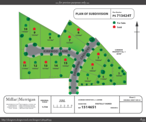 Real Estate Land Drawing required for sub division