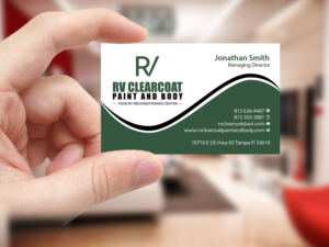 Logo Design by Creations Box 2015 for RV Clearcoat Paint and Body | Design: #12234720