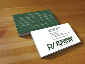 Logo Design by Creations Box 2015 for RV Clearcoat Paint and Body | Design: #12234726