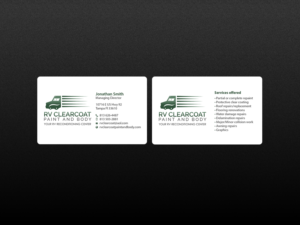 Logo Design by Creations Box 2015 for RV Clearcoat Paint and Body | Design: #12234729